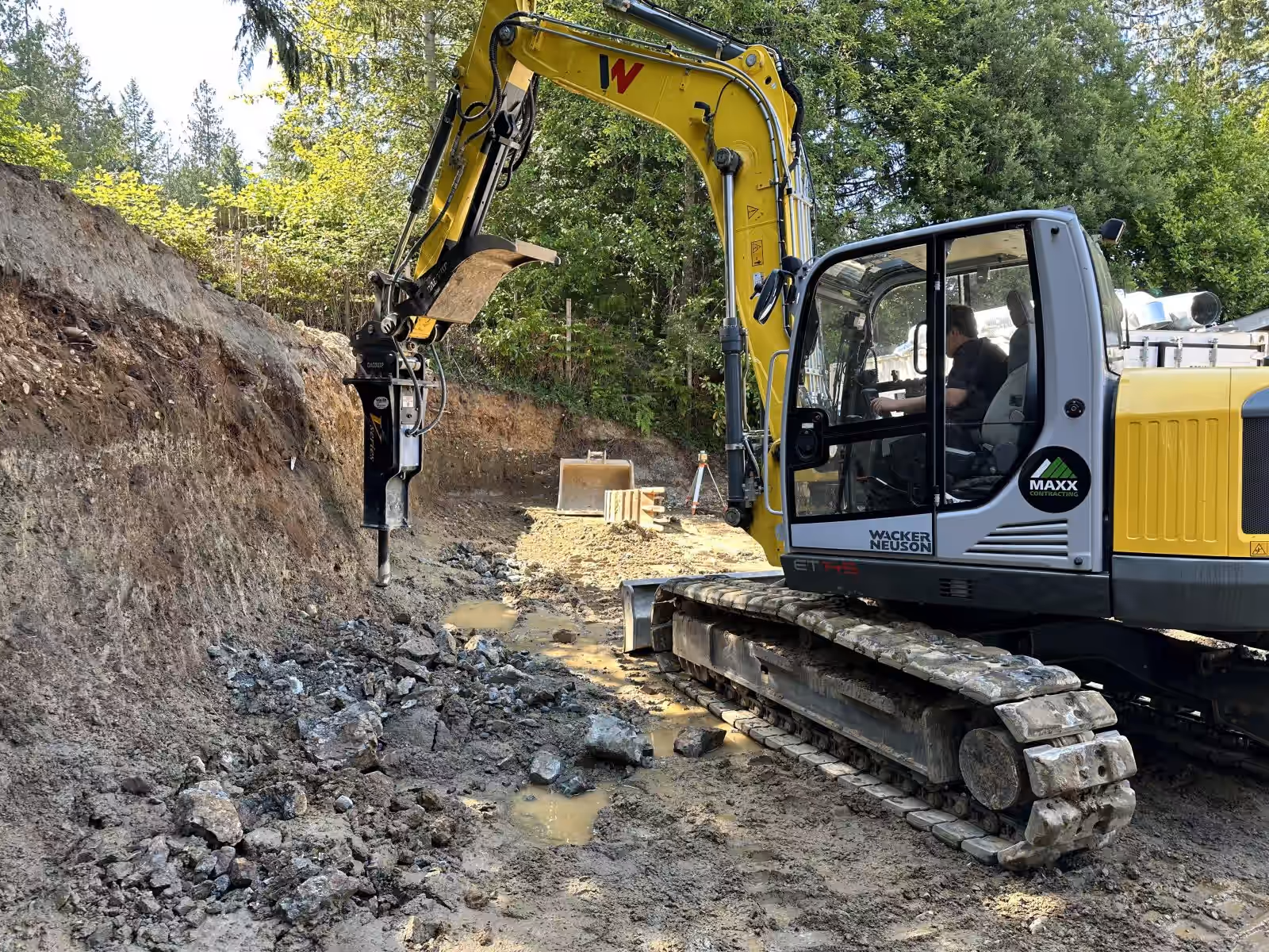 Demolition and excavation by Maxx Contracting in Nanaimo