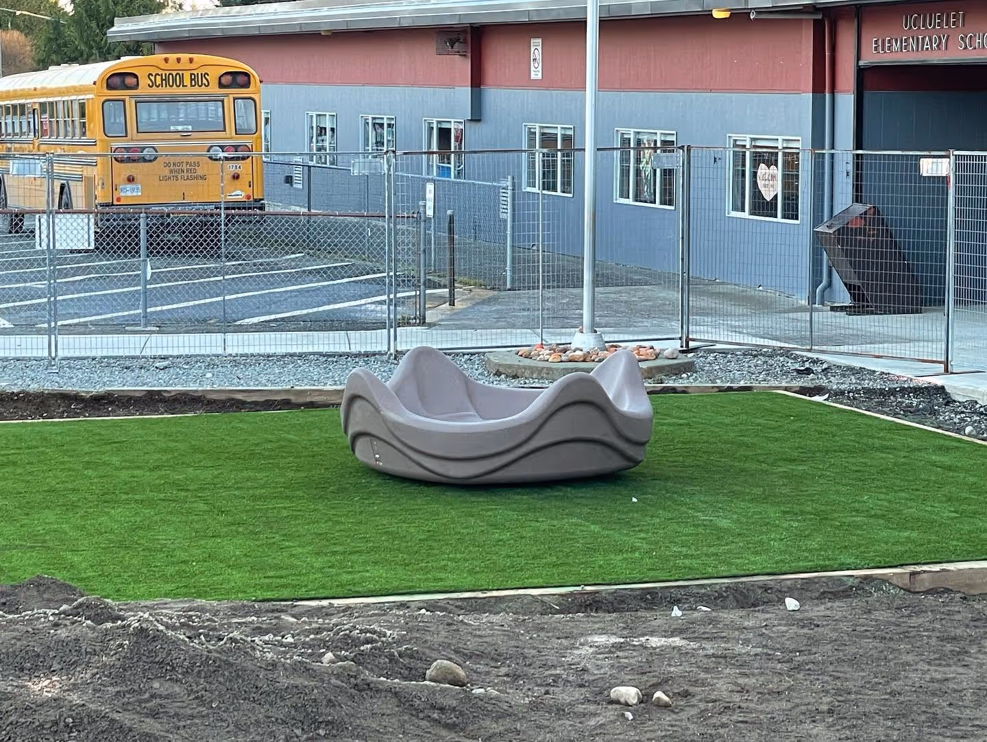 Playground build on Vancouver Island