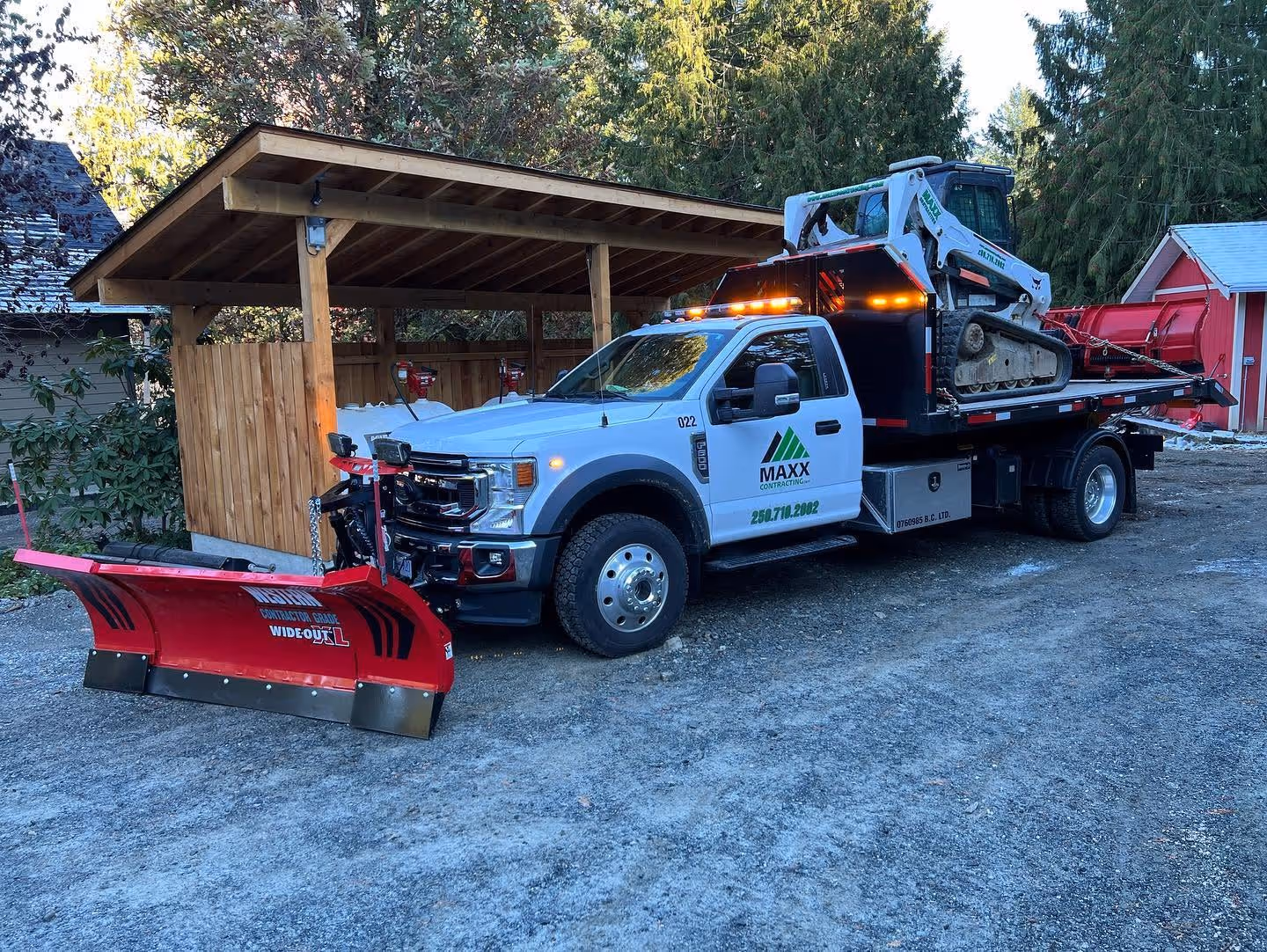 Snow and ice management by Maxx Contracting